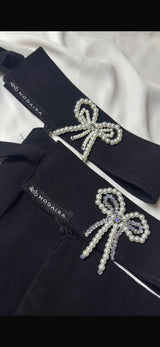 Double Bow Beaded Saudi Naqab