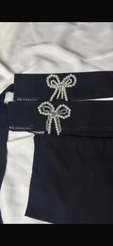 Double Bow Beaded Saudi Naqab